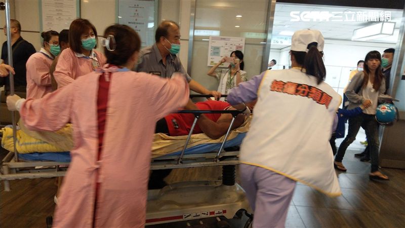 橋坍塌！油罐車司機傷重　中油助理賠