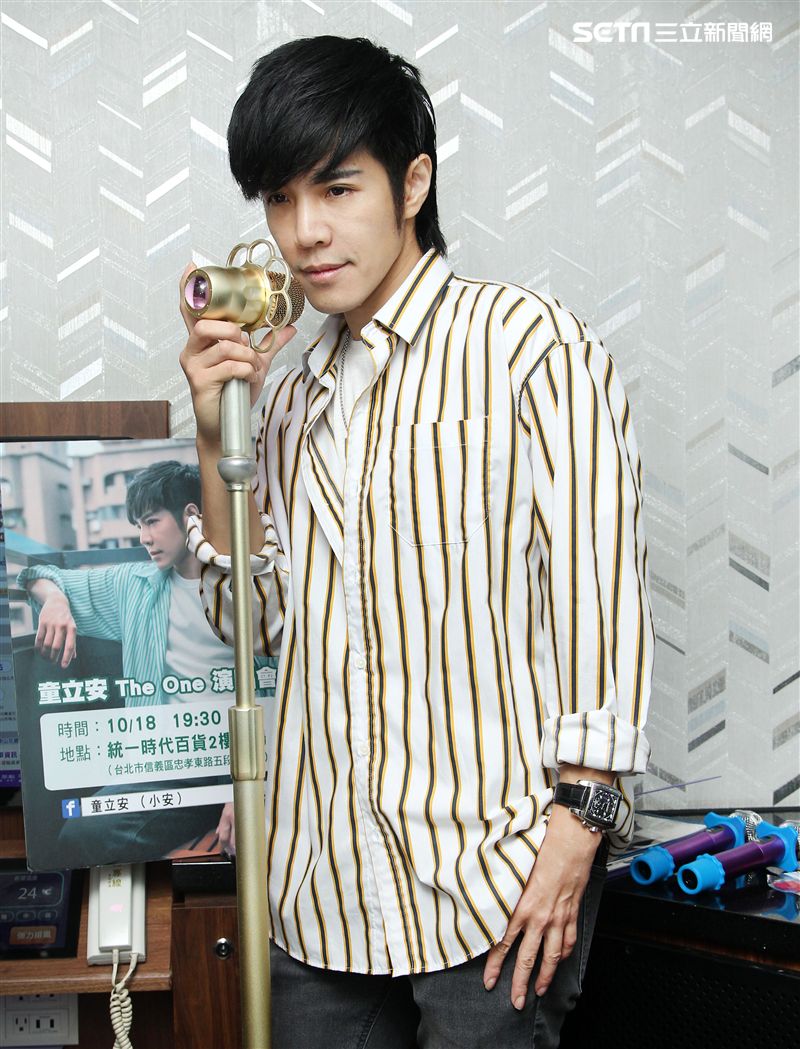 童立安三立新聞網專訪。（記者邱榮吉/攝影）