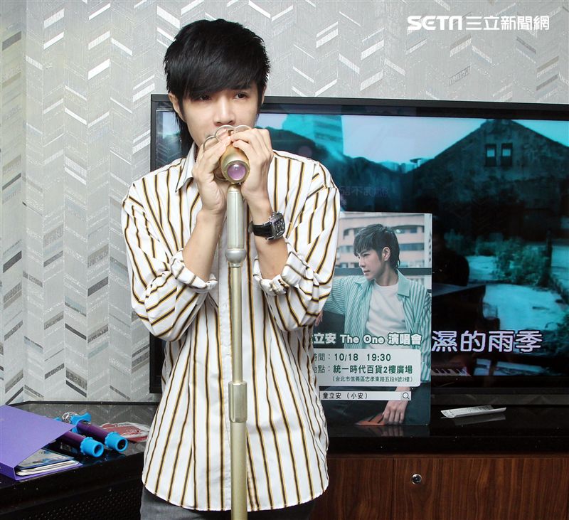 童立安三立新聞網專訪。（記者邱榮吉/攝影）