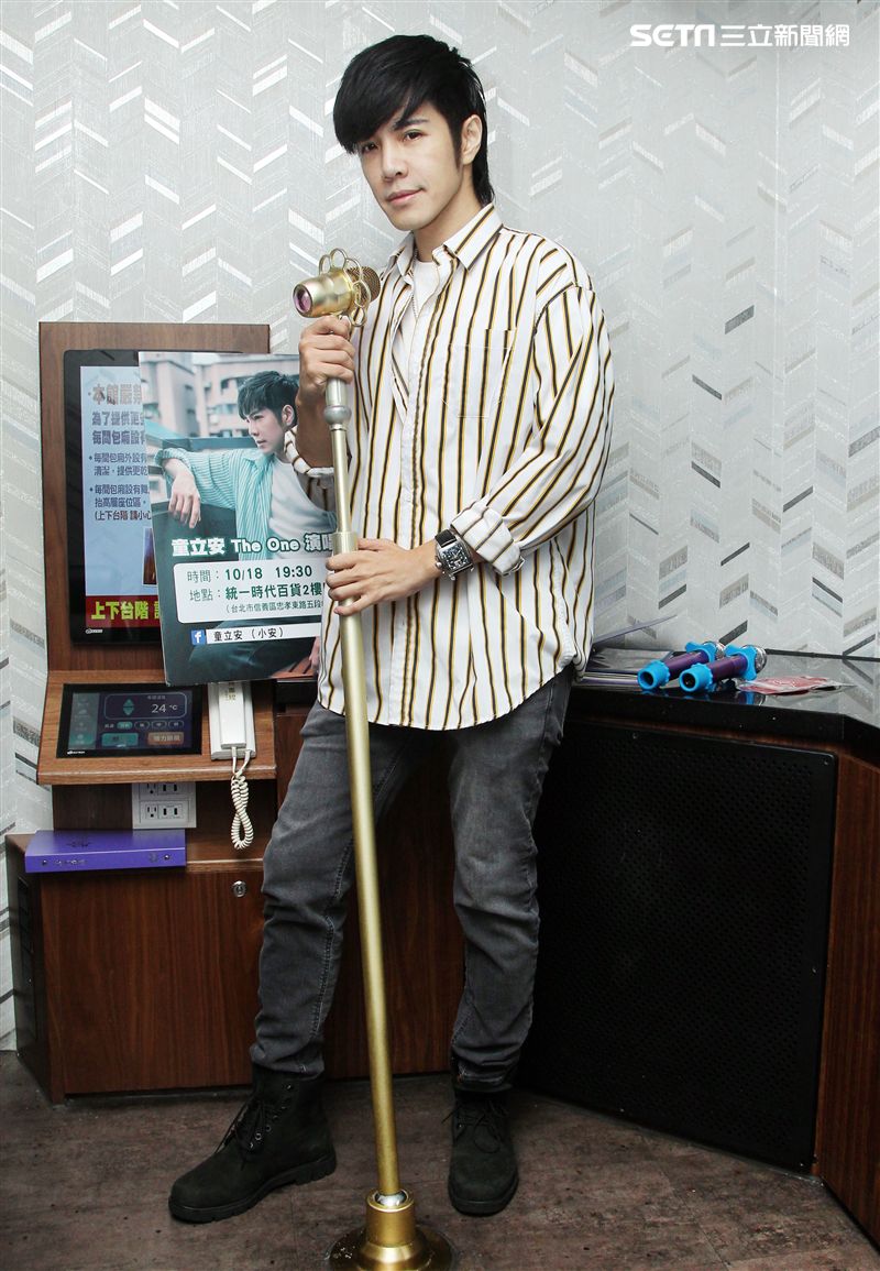 童立安三立新聞網專訪。（記者邱榮吉/攝影）