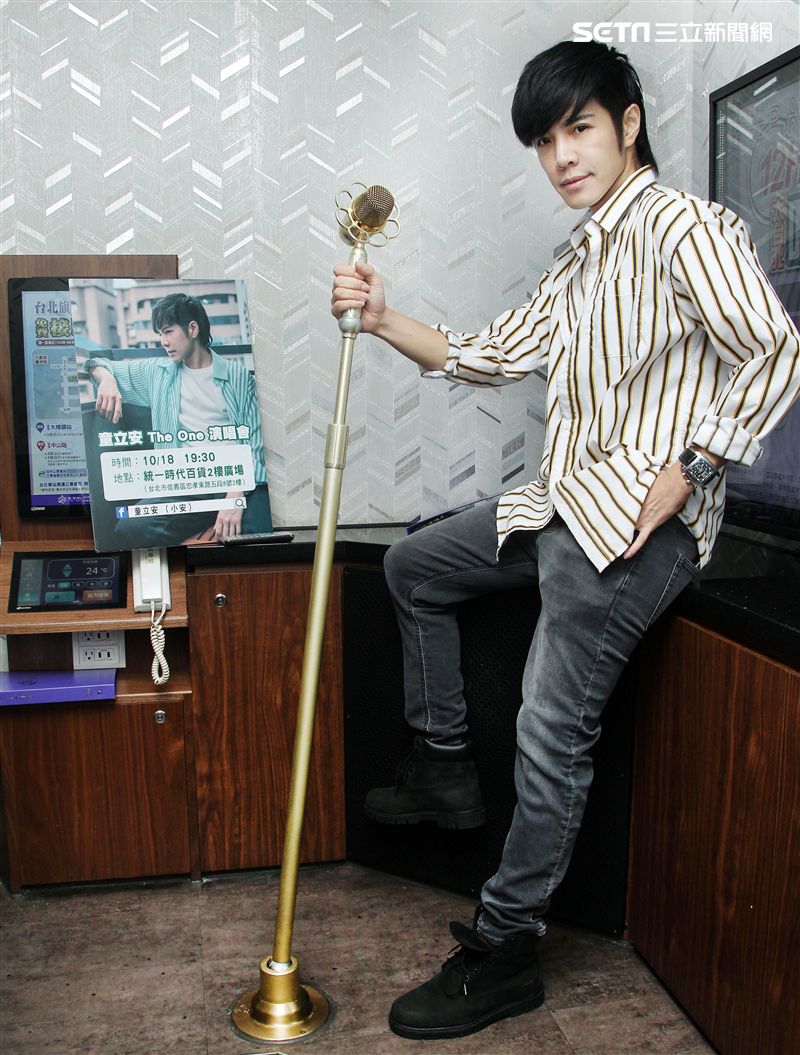 童立安三立新聞網專訪。（記者邱榮吉/攝影）