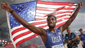 ▲美國22歲短跑新星萊爾斯（Noah Lyles）被譽為下一個閃電波特（Usain Bolt）。（圖／美聯社／達志影像）