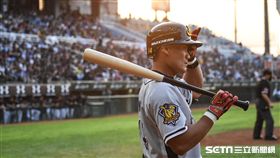 中信兄弟王勝偉。 圖／記者林敬旻攝