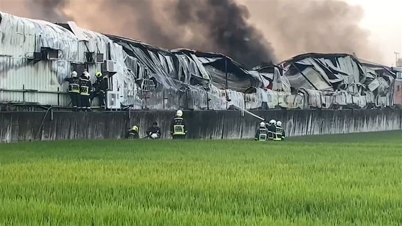 快訊／台中工廠大火！2消防員罹難