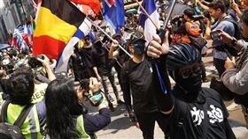 香港,反送中,示威,聲援,中槍學生(圖/翻攝自吳文遠臉書www.facebook.com/Ng.ManYuen) 中央社