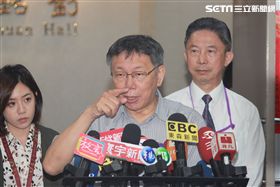 柯文哲受訪　記者李依璇攝影