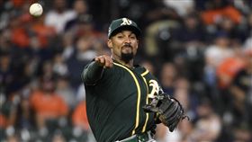 ▲運動家游擊手塞米恩（Marcus Semien）本季先發打滿162場。（圖／美聯社／達志影像）