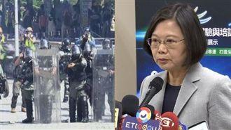 港警射傷中學生　蔡英文挺港人嗆港府