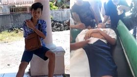 （圖／翻攝自Maz Jarwo臉書）印尼,學生,體罰,操場,遲到,暈倒