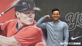 印地安人台灣選手張育成。（圖／記者王怡翔攝影）