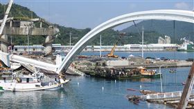 宜蘭縣,南方澳,斷橋,時間,賽跑(圖/中央社)