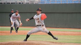 劉致榮強投豪打，登板後援狂飆157。（圖／棒協提供）