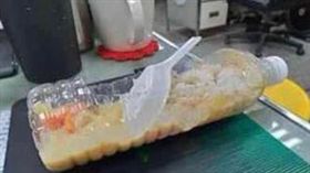 便當盒,創意,寶特瓶,兒子,容器　圖／翻攝爆廢公社二館