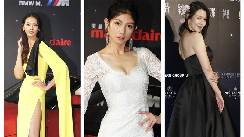 火辣婚紗比美！李千那辣露兩顆大饅頭