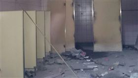 南投縣,廁所,921,崩塌,盼望修繕(圖/立委蔡培慧辦公室提供)中央社