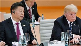 美國,川普,習近平,對港議題,保持沉默(圖/中央社)