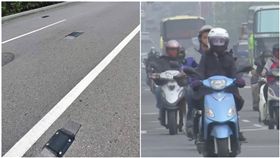 大馬路,障礙物,車流量,偵測器,車禍(圖/翻攝自爆廢公社、資料照)