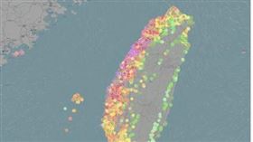 空污季,西半部地區,空氣品質,拉警報,品質糟(圖/翻攝自台灣颱風論壇｜天氣特急粉絲專頁)