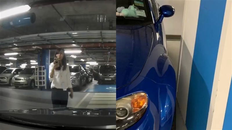 妹子展現神停車！卻遭網罵「三寶王」