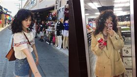 波浪,髮型,羊毛捲,QQ捲,少女阿國,YouTuber,YouTube,PTT　圖／翻攝自Instagram