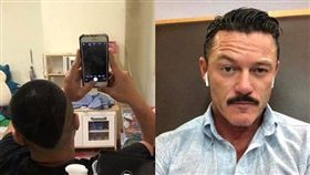 日前有名網友淚訴自己慘痛的百元理髮「悲劇」，拿著好萊塢男星路克伊凡斯（Luke Evans）的照片給理髮店阿姨參考，原以為阿姨自信的口氣就是品質的保證，沒想到成品卻讓他哭笑不得，網友看完後笑回「勇氣是梁靜茹給你的嗎？」（圖／翻攝自爆廢公社）