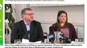 美國,捐精,濫用,診所,奧勒岡。(圖/翻攝自dailymail)