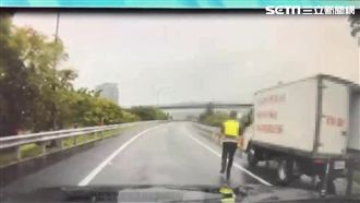 貨車逆向上國道　警一看駕駛座竟沒人