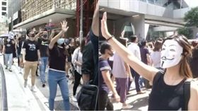 反送中,禁蒙面,組合圖