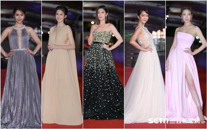 紅毯前五辣！吳姍儒深V拚賈靜雯爆乳