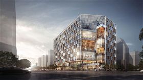 南門市場遷建　攤商111年可搬回台北市知名且具規模的南門市場將遷建，7日起暫停營業，中繼市場17日試營運，原址重建新大樓，攤商預計民國111年10月遷回。圖為新大樓示意圖。（台北市政府提供）中央社記者劉建邦傳真 108年10月6日