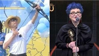 張小燕獲終身成就獎！韓國瑜秒蹭熱度