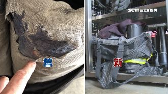 一穿近8年！基層消防員秀消防褲慘狀