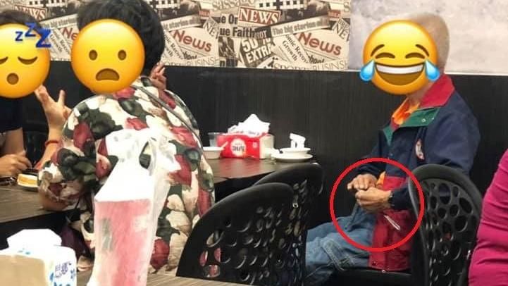 和家人吃牛排！阿伯拿刀摳甲　網狂嘔