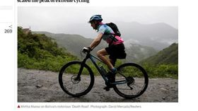 南美洲,死亡公路,玻利維亞。(圖/翻攝自theguardian)