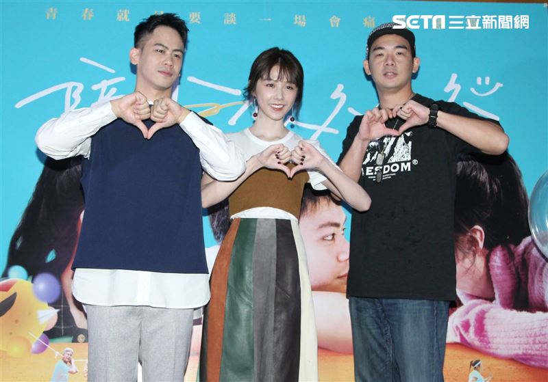 《陪你很久很久》角邵雨薇、李淳與胡瑋杰與媒體　圖／記者邱榮吉攝影