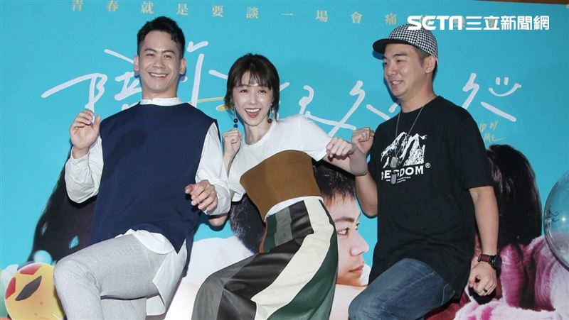 《陪你很久很久》角邵雨薇、李淳與胡瑋杰與媒體　圖／記者邱榮吉攝影