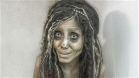 Sahar Tabar,伊朗,Angeline Jolie,整形,喪屍,化妝,修圖,正妹,真面目 圖／翻攝自推特