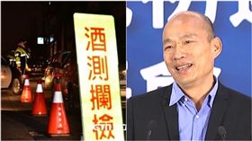韓國瑜,酒駕臨檢（合成圖／資料照）