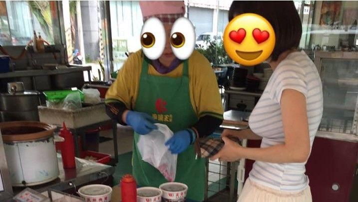 買肉圓見「飽滿胸器」他驚：大碗的？