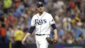 ▲莫頓（Charlie Morton）季後賽4勝都是投『背水一戰』。（圖／美聯社／達志影像）