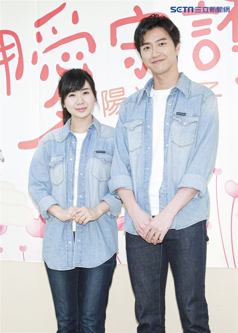 江宏傑與福原愛出席陽光基金會公益活動為燒傷顏損兒重建心理。（圖／記者林士傑攝影）