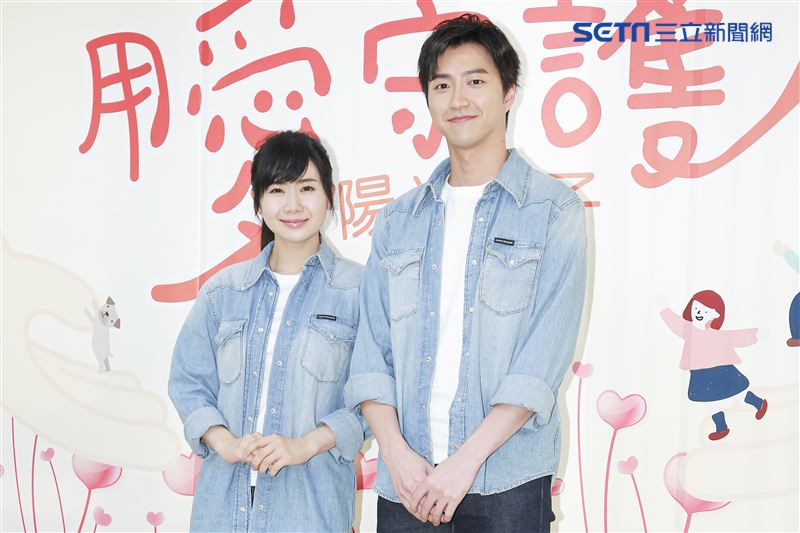 江宏傑與福原愛出席陽光基金會公益活動為燒傷顏損兒重建心理。（圖／記者林士傑攝影）