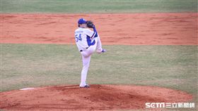 ▲韓國隊先發投手梁玹種是冠軍大功臣。（圖／記者蕭保祥攝影）