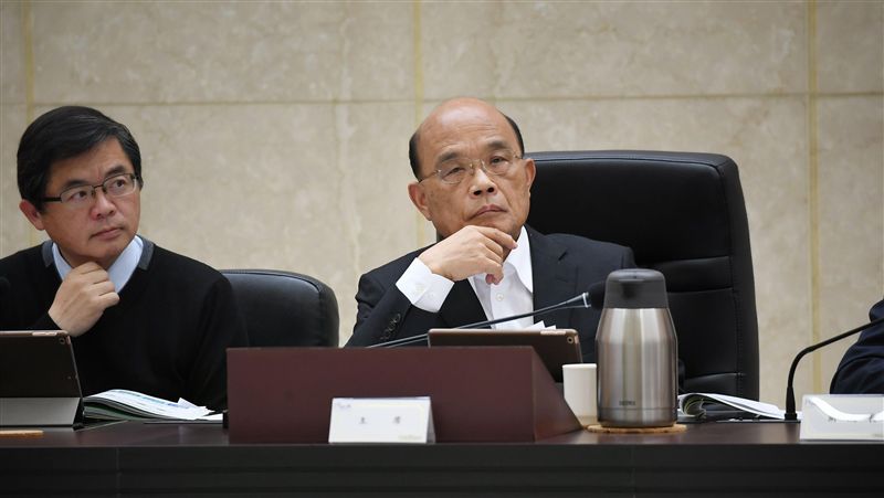 蘇揆：中華民國最不快樂是藍營執政時