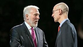 NBA／總裁不道歉　馬刺波總說話了
NBA,Adam Silver,Gregg Popovich