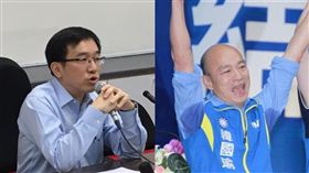 韓國瑜,陳致中,請假,高雄市,2020總統大選。（合成圖／臉書；記者邱榮吉攝影）