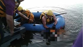 桃園,大園區,釣魚,落水,溺斃（圖／翻攝畫面） 