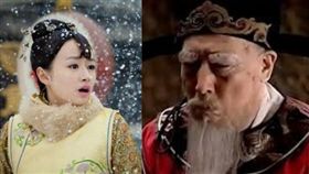 嚴嵩,翻攝畫面大陸戲劇,組合圖