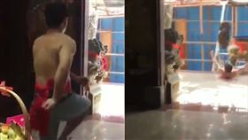 乩童,起駕,跌倒,意外,後腦杓,瘋傳,爆笑公社