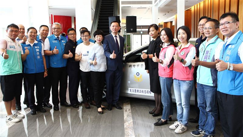 芙洛麗飯店贈警偵防車　提升執勤機動